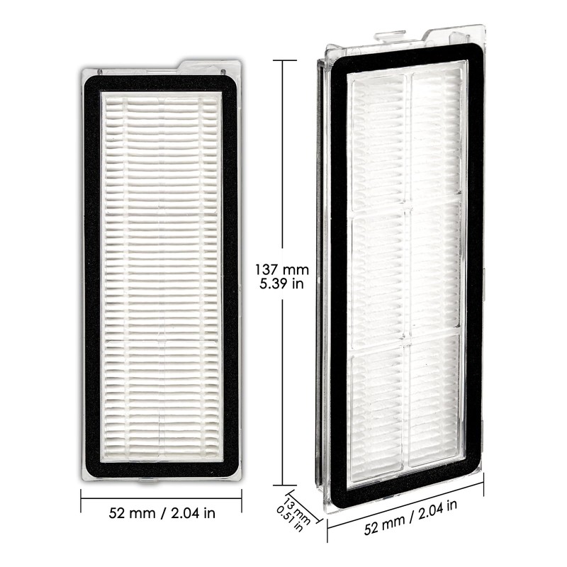 (3 Pack) Q Revo S Replacement HEPA Filter Compatible With