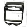 tomzz Audio 2419-039 Double DIN Radio Faceplate Compatible with Hyundai