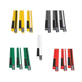 PF Kids Jiu-Jitsu Belts (Grey w/White, K3-90")