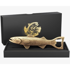 Fishing Gifts for Men Dad, Fish Bottle Opener for Fathers Birthday Gift