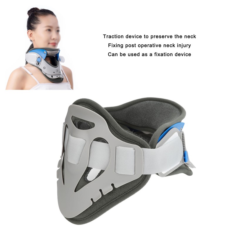 Cervical Collar Adjustable Pain Reduction Stretching Decompression Corrective Posture Fitted