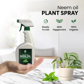 Yield RX Ready-to-Use 32oz Neem Oil Spray with Peppermint for Plants