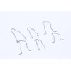 TAKPART 6pcs Dipped Beam Headlamp Retaining Springs Retaining Clip Return
