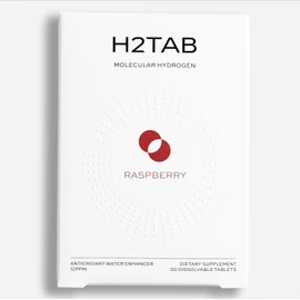 H2TAB Hydrogen Water Tablets – 12 PPM Molecular Hydrogen Tablets for Hydration, Recovery, & Cognitive Support – Vegan, Non-GMO, Gluten-Free – 30 Count (Raspberry)