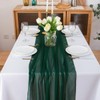 Chuqing Chiffon Table Runner, 70 x 300 cm, Washable, Table