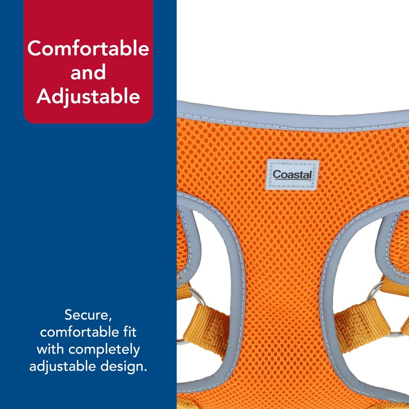 Coastal Pet Comfort Soft Reflective Wrap Adjustable Dog Harness -
