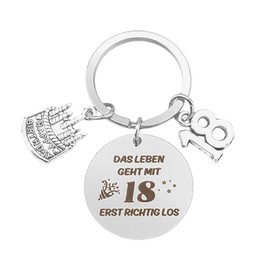 Keyring, Gifts for 18th Birthday Boy Girls, Gifts for Women, Graduation Gift, 18 Year Old Gift, Eternal Rose, Christmas Gifts, Gift Box, Valentine's Day Gifts, pink