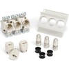 CusoTec Neozed Fuse Socket D02 Set with Screw Caps Fuses