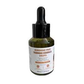 Natural Sunless Tanning Drops for Face ＆ Body -3- Hydrating Bronzing Drops with Hyaluronic Acid & Vitamin E, Buildable Self Tanner for Glowing, Youthful Skin