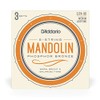 D'Addario Mandolin Strings, Phosphor Bronze, EJ74-3D, Medium Gauge 11-40, 8-String