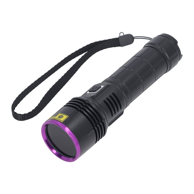 365nm UV Flashlight USB Rechargeable Portable Ultraviolet Torch Light Pet