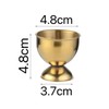Nicear Set Of 4 Stainless Steel Egg Cups Breakfast Tray