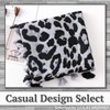 LEX STANDARD SM002 Women's Scarf, Stole, Leopard Print, Large, Animal