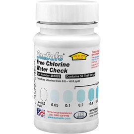 Industrial Test Systems Sensafe Free Chlorine Water Check Test Strips - Epa Approved