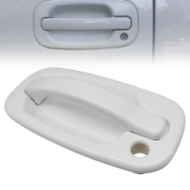XQSMWF Front Left Exterior Door Handle Driver Side Compatible with Chevy Silverado Avalanche Suburban Tahoe Fit for GMC Sierra Yukon Fit for Cadillac Escalade 1999-2007, Replace 19356468 GM1310129