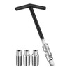 Spark Plug Socket Wrench Set - Carbon Steel T-Handle Spark