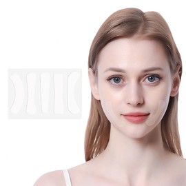 WXYINSPAS 50 Pcs Face Tape Lifting Invisible with String for Wrinkles, Jowls, Neck, Eye, Waterproof High Elasticity V Shape Lift Tape Stickers, Instant Makeup Bands(5shapes)