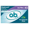 o.b. Tampons No Applicator, Fragrance-Free - 40ct | Applicator-Free Tampons