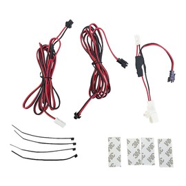 Footlamp Extension Kit, Front Foot Lamp Power Supply Removal Wiring, 4 Positions, 2nd Row LED Foot Lamp Extension Kit, Inner Lamp, Foot Lamp Extension Harness, Extension Harness, Coupler On, Light,