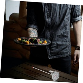 Generic Stainless Steel Bimetal Meat Thermometer for Grilling and Barbecue Dual Probe Accurate Temperature Measurement BBQ Accessory for Cooking Suitable for Meats