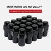 Cragar Standard Mag Lug Nut 7/16"-20 Black with Chrome Offset