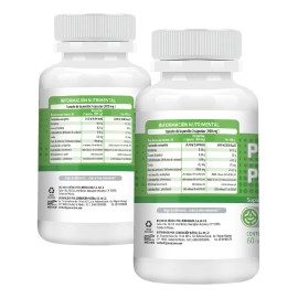 Healthaddiction - 2 pack probióticos y prebióticos fórmula avanzada con 4 cepas 10 billones de ufc y cápsulas de absorción entérica sin gluten sin lactosa sin azúcar 120 cápsulas