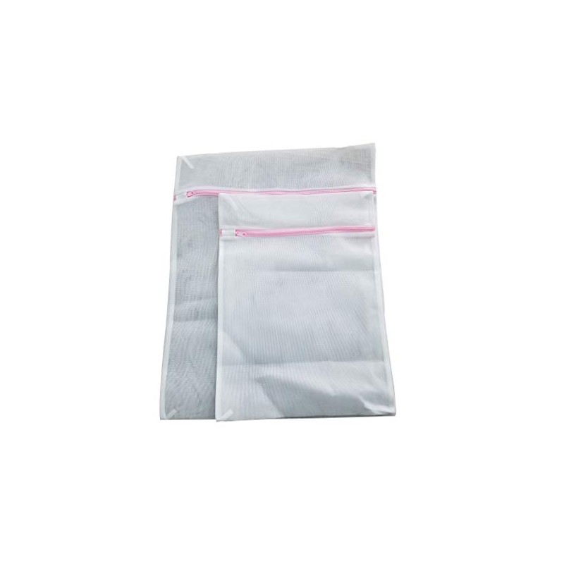 LCOOMINT B32 mesh Laundry Bag, middle, white
