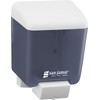 San Jamar Classic Plastic Manual Soap Dispenser, Hand Sanitizer Dispenser