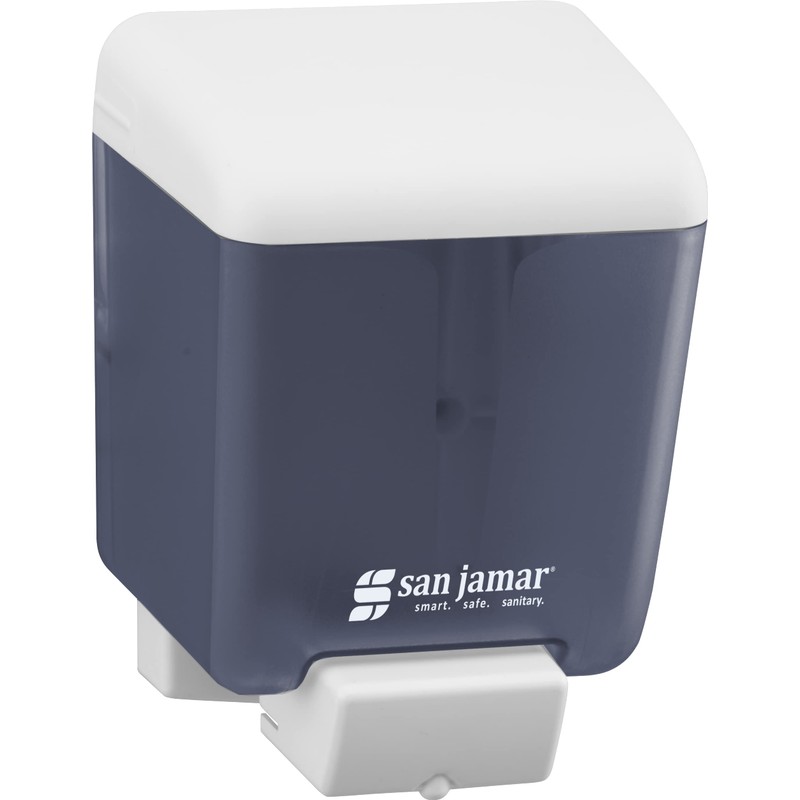 San Jamar Classic Plastic Manual Soap Dispenser, Hand Sanitizer Dispenser