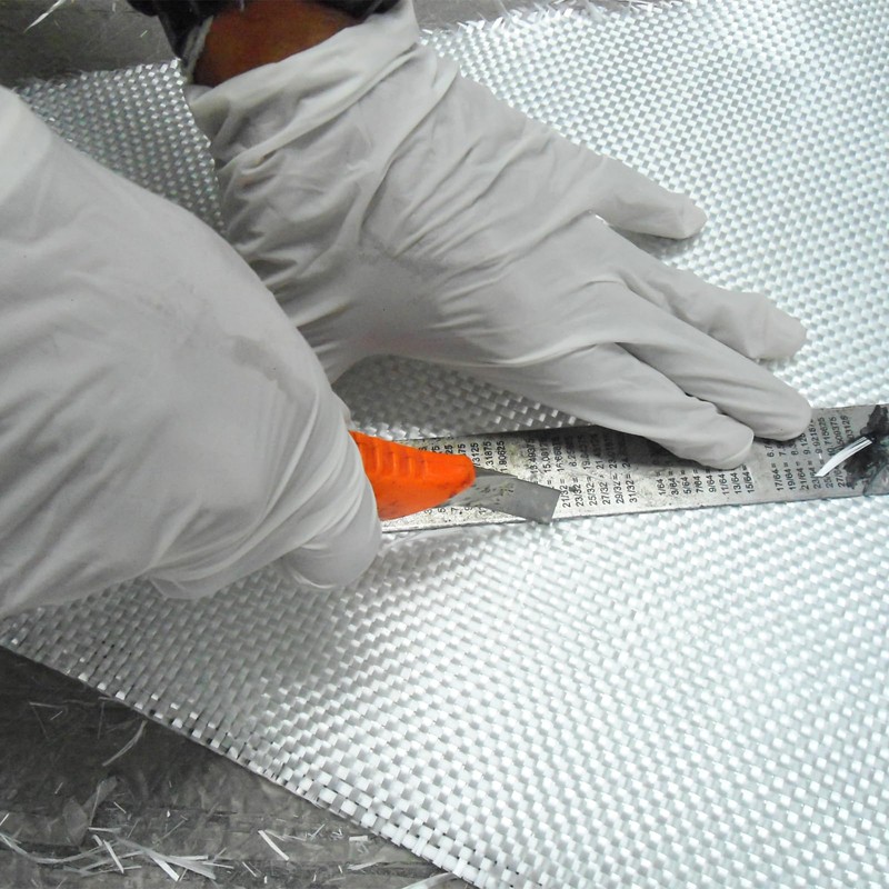 MECCANIXITY Fiberglass Cloth 30 Oz/1000g 2m(2.2 Yards) x1mx1.5mm C Glass