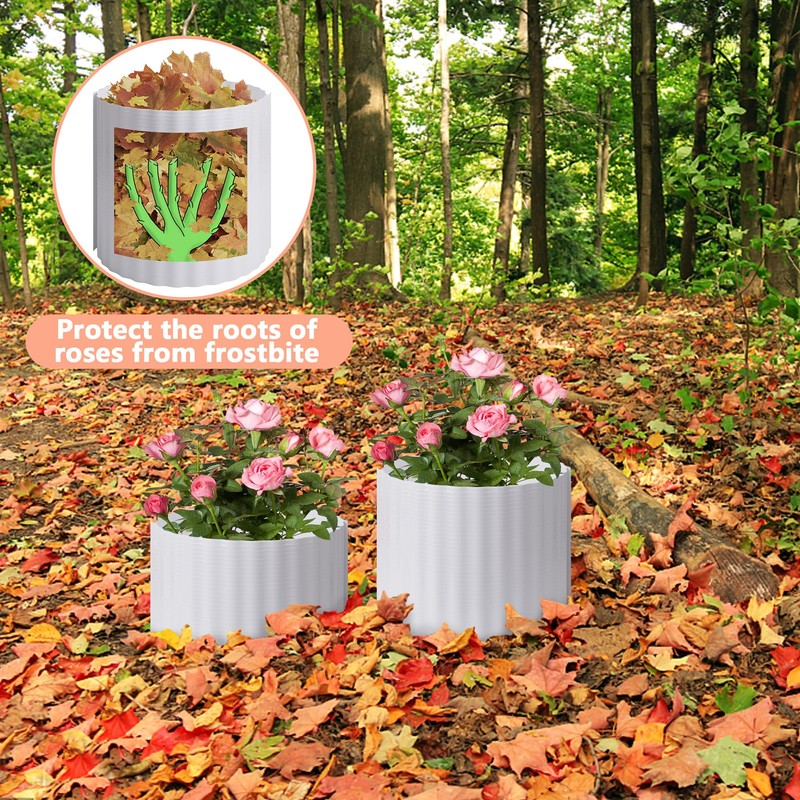 Watayo 8 Pcs Winter Rose Collars - Connectable Winter Rose