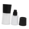 SAFIGLE 2Pcs Refillable Pump Bottles for Liquid Cosmetics Travel Friendly