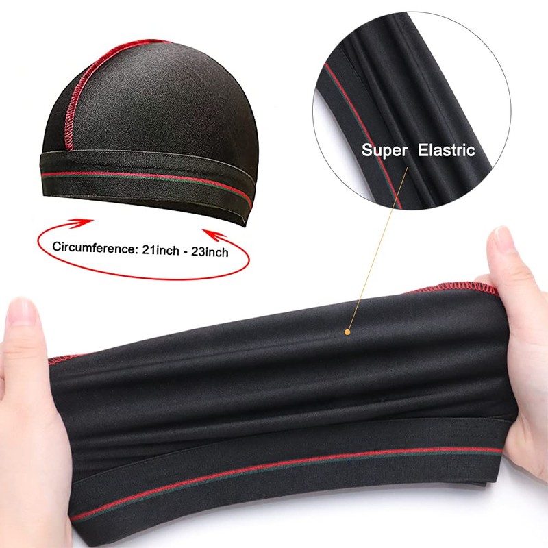 4 piezas sedosas Durags para hombres 360 ondas, diseño de