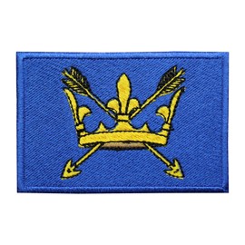 Suffolk County Flag Logo Iron On Sew On Embroidered Patch Badge Applique for Clothes Shirts Jeans etc