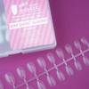 Mini Short Almond Nail Tips 240 Tips Transparent Extension Scratch, 1 Piece, Mini Almond W725 / 미니 숏 아몬드 네일팁 240팁 투명 연장 스크래치, 1개, 미니 아몬드 W725