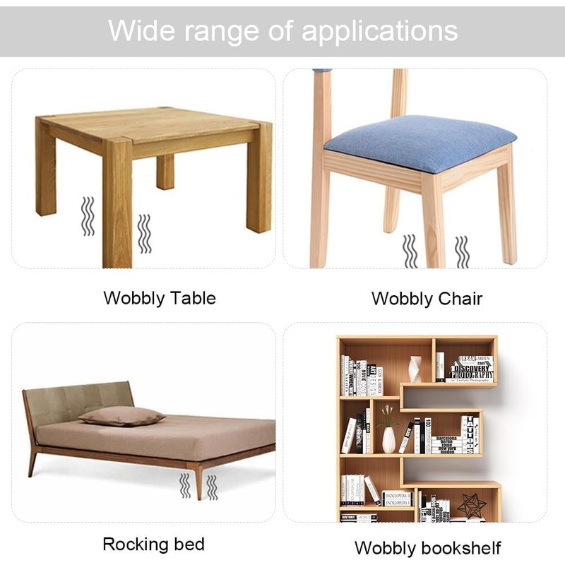 10 Piece L Shaped Brackets for Wood - Right Angle