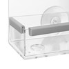 Relaxdays Acrylic Bird Feeder for Window Pane, 16.5 x 15