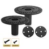 Sound Town Speaker Pole Mounts, PA/DJ Speaker Cabinet Adapters, Two