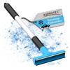 AUPROTEC Ice Scraper, Telescopic, Ultra-Light, with Brass Blade, Pink Blue,
