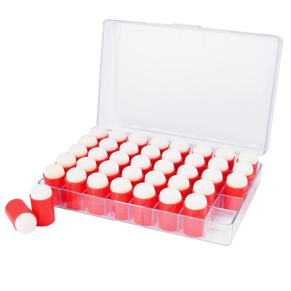 HAUSTGO 40 Pieces Sponge Daubers with Storage Case - Applicator