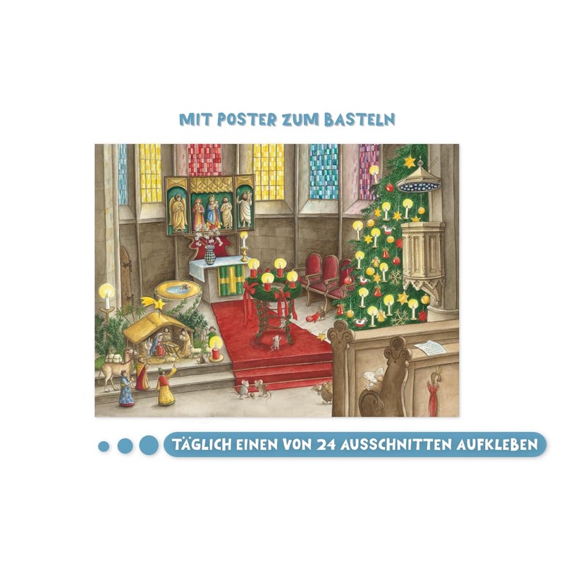 Advent, Advent, ein Mäuslein rennt: Poster-Adventskalender