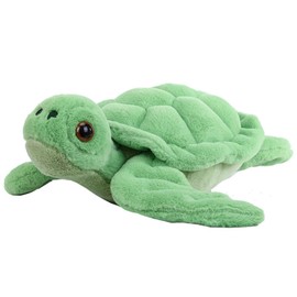 champracer Turtle Cuddly Toy XXL Green Large Turtle Plush Toy Fluffy Turtle Soft Toy for Cuddling & Playing Decorative Cushion for Cuddly Corner Children's Room Bedroom Decoration (48 cm)