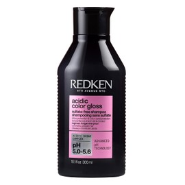 REDKEN- Shampoo Acidic Color Gloss| Shampoo para protección de color y brillo intenso | Para cabello teñido | Libre de sulfatos | Formulado con una Mezcla de aminoácidos + Vitamina E | 300ml