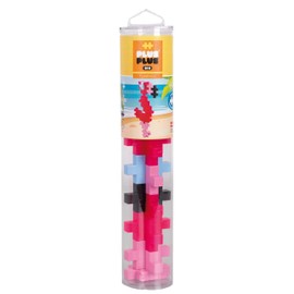 Plus-Plus 9603408 Creative Building Blocks Tube, Big Flamingo, Ingenious Construction Toy, 15 Pieces