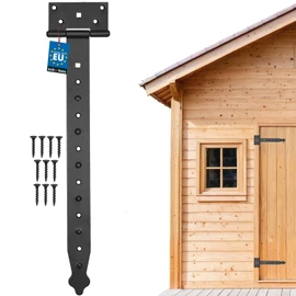 KOTARBAU Cross Hinges, 100-400 mm, Shutter Hinges, Gate Hinges, Door Hinges, Throw Hinges, Hardware, Garden Gate Hinges, Garden Gate Latch, Galvanised, Gold