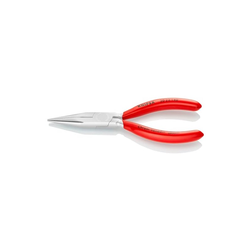 Knipex 30 23 140 Long Nose Pliers chrome plated plastic