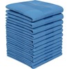 Men's Pure Cotton Handkerchiefs with Hem, Bulk Set Hankies -