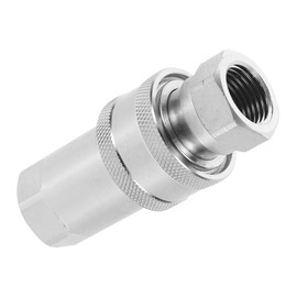 Alipis Hydraulic Connector Hydraulic Quick Couplers Quick Coupling Fittings Hydraulic Coupling Hydraulic Hose Fittings Hydraulic Couplers Fittings Carbon Steel Silver
