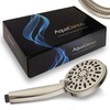 AquaDance High Pressure 6-Setting Full Brushed Nickel 4" Handheld Shower
