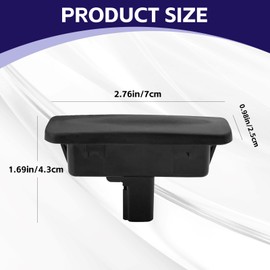 Compatible with Trunk Tailgate Handle Release Button for 2013-2017 Hyunda1 Elantra GT & K1a Ceed 2013-2018, Replaces 81260-A5000, Black Liftgate Latch Switch
